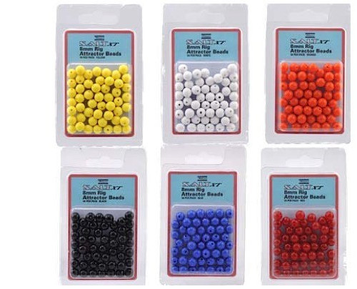 Shakespeare Salt 5mm & 8mm Attractor Rig Beads for Sea Fishing Rigs 100/50 Pack