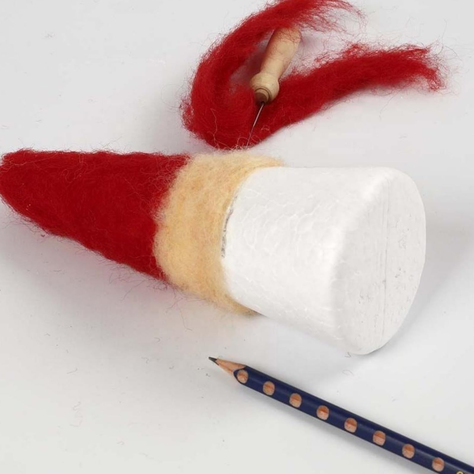 24 PCS Foam Tree Cones For Crafts 2.8x7 Inch White Polystyrene DIY Decor