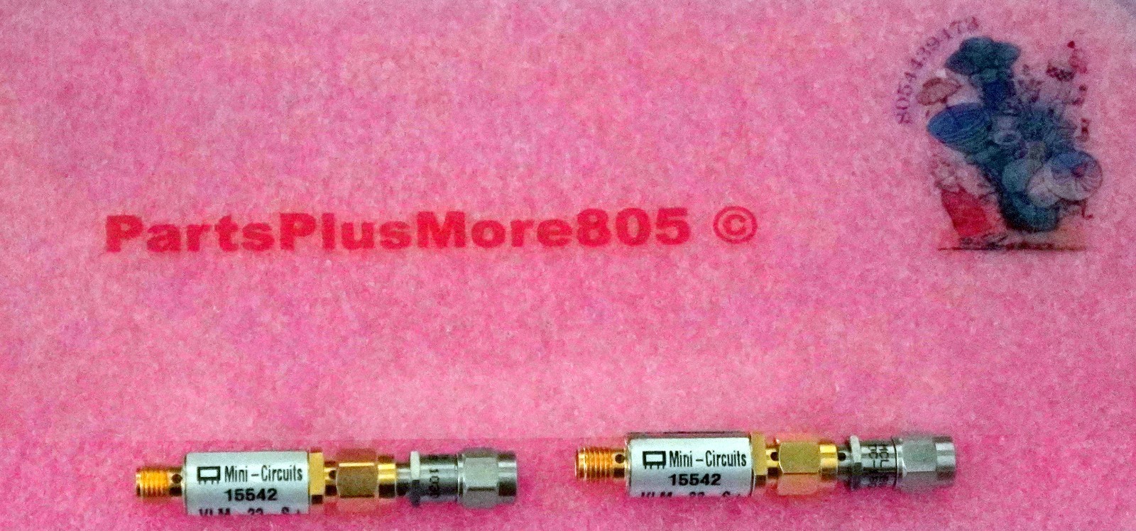 2-pieces  Mini-Circuits VLM-33-S+ & MCLBW-S3W2+