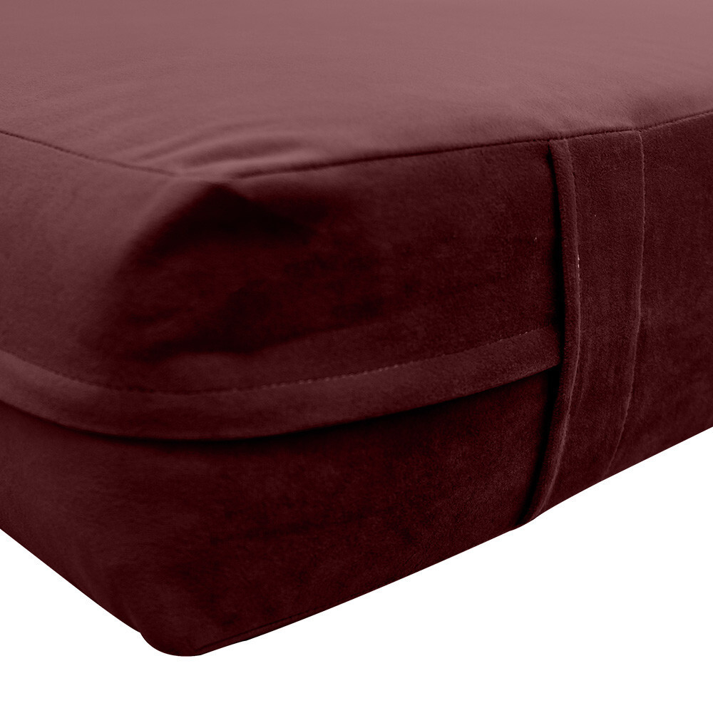 STYLE V2 TwinXL Velvet KnifeEdge Indoor Daybed Mattress Pillow |COVER ONLY|AD368
