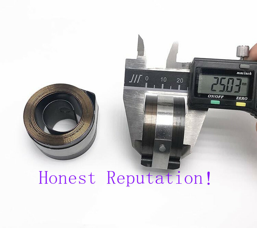 2pcs Milling Machine B178 Part Clock Return Spring 25mm Fit Bridgeport Mill Tool