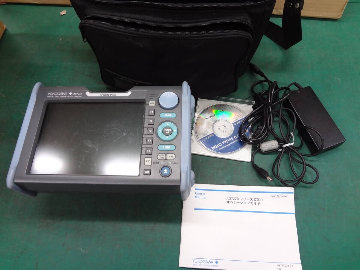 Yokogawa AQ7275 Fiber Optical Time Domain Reflectometer Operation confirmed