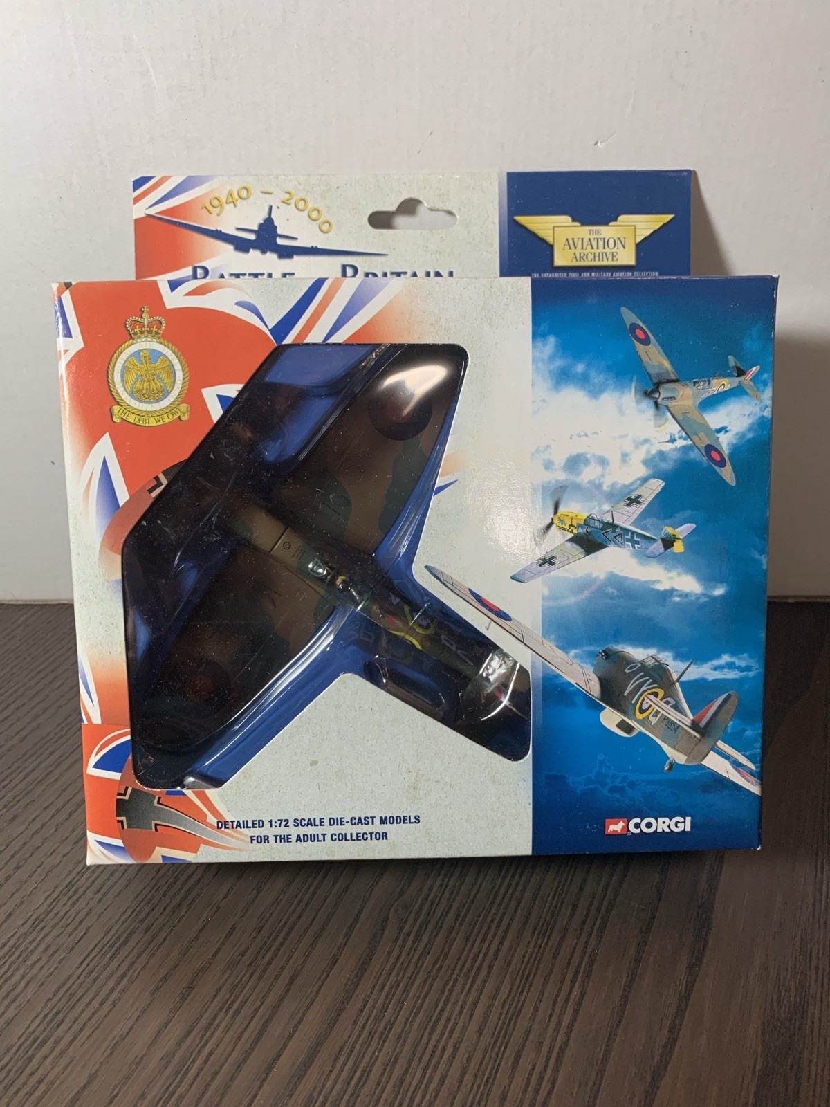 Corgi Aviation Archive 49001 1:72 Battle of Britain Spitfire Boxed Adolf Milan