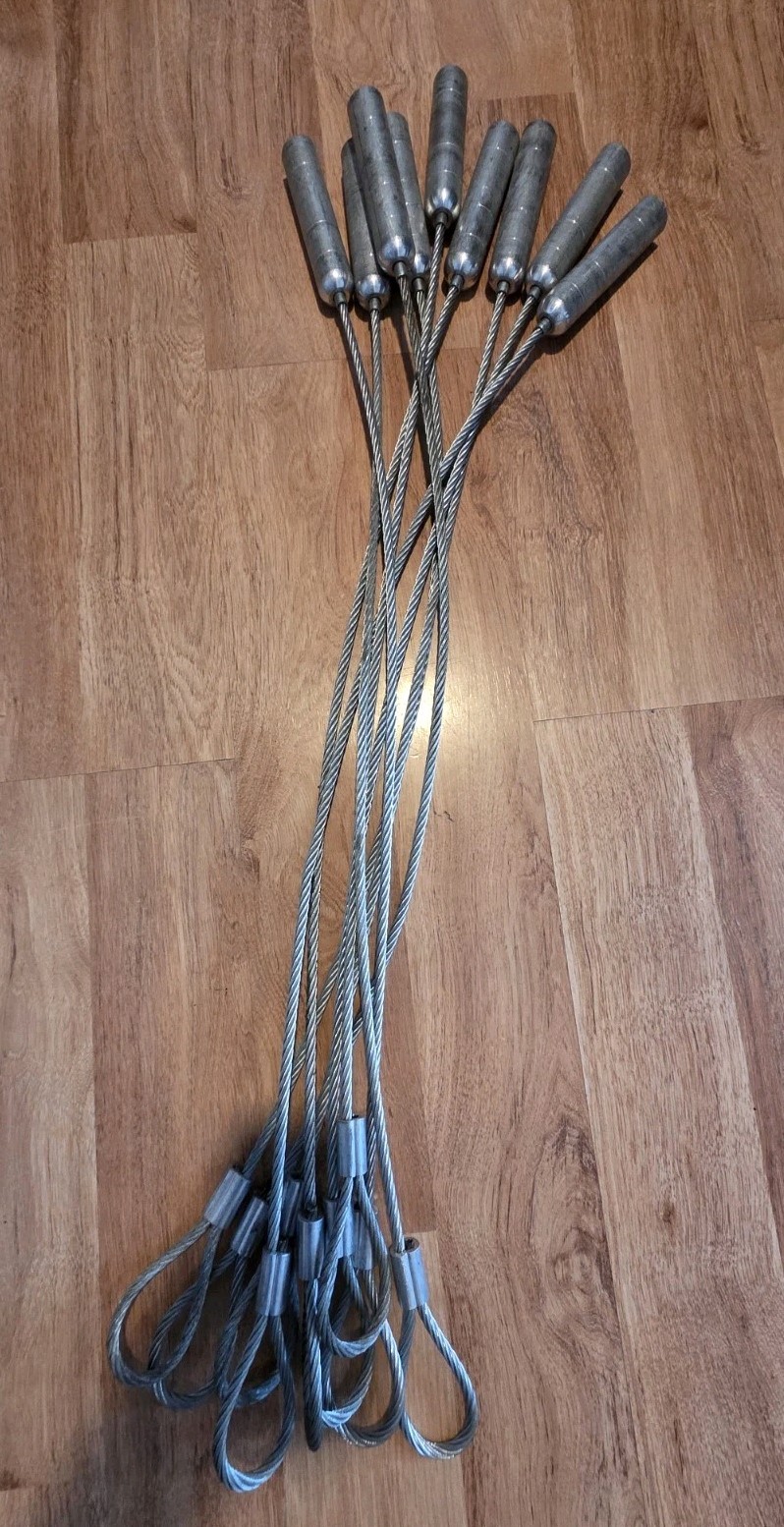 Greenlee Grip Assembly 34"OAL 250-350 KCMIL Used Lot Of 9