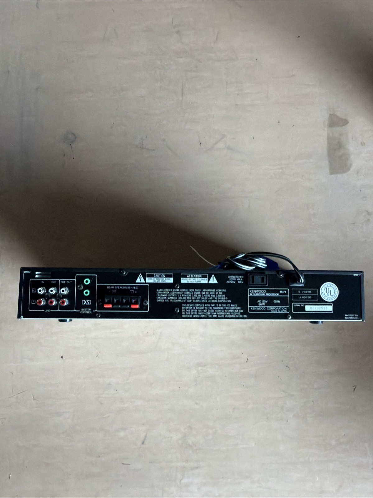 Kenwood SS‑79 Processor 🔊🎚️ AV Surround Sound with Digital Delay System