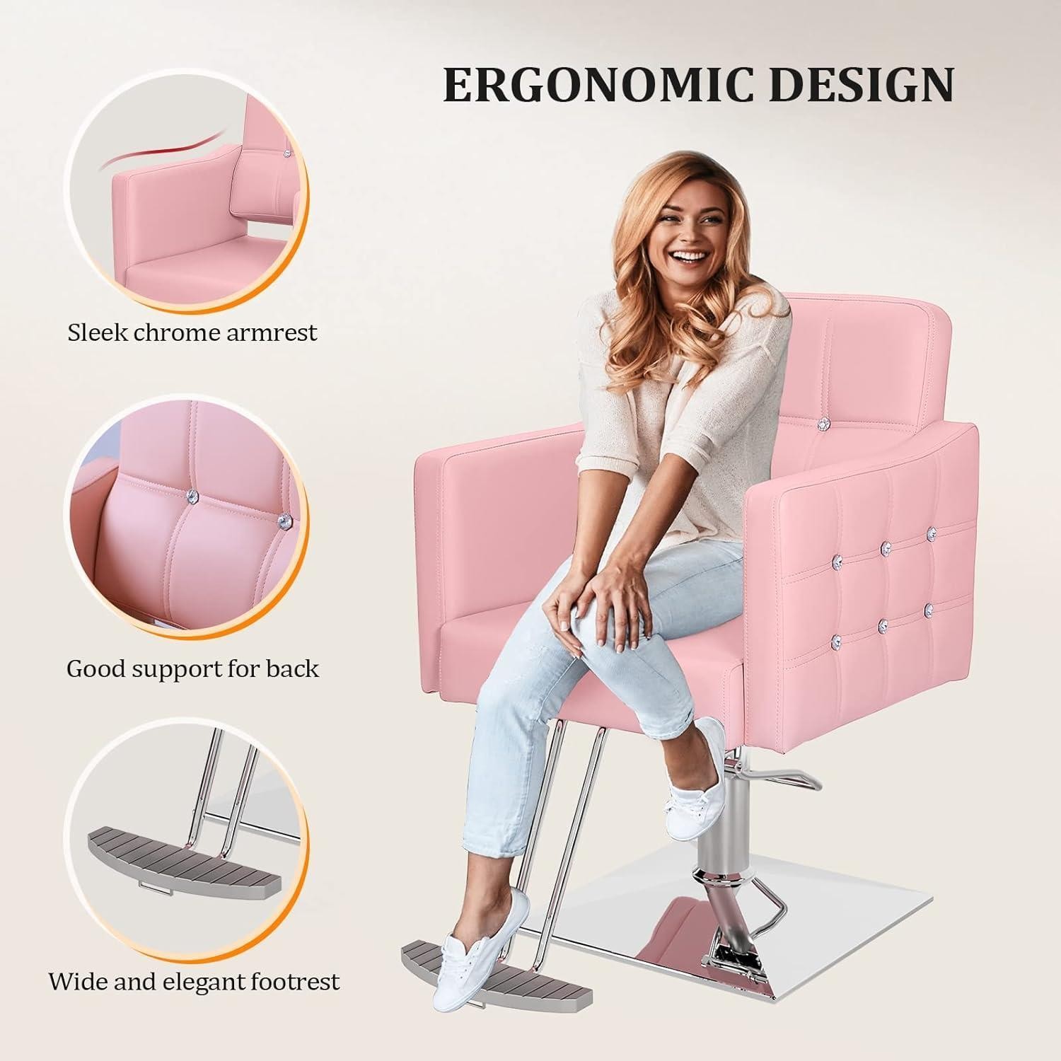 Barber Chair Adjustable Salon Chair Hydraulic Tattoo Chair for Salon Equipment