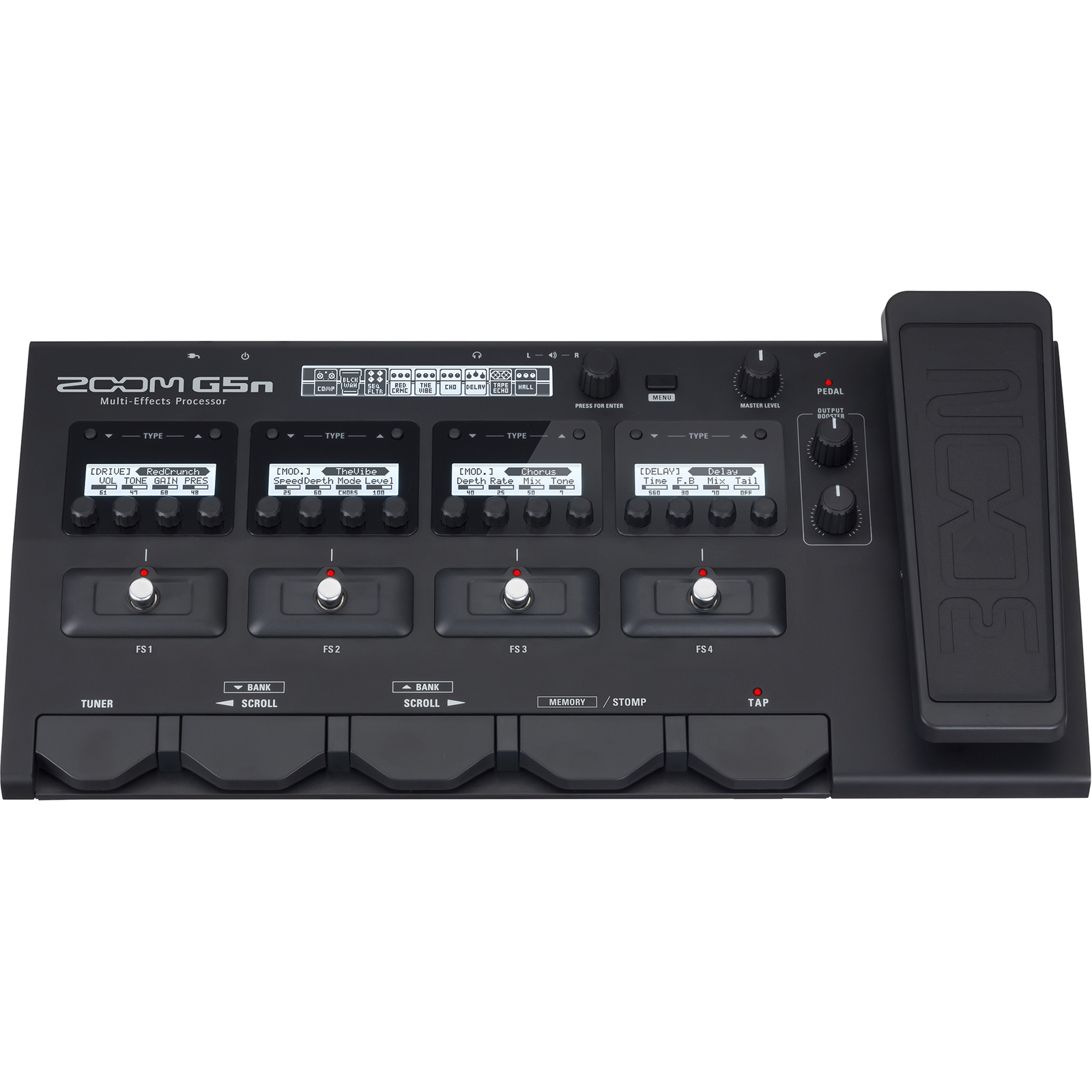 Zoom G5N Multi-Effects Processor Pedal for Guitar