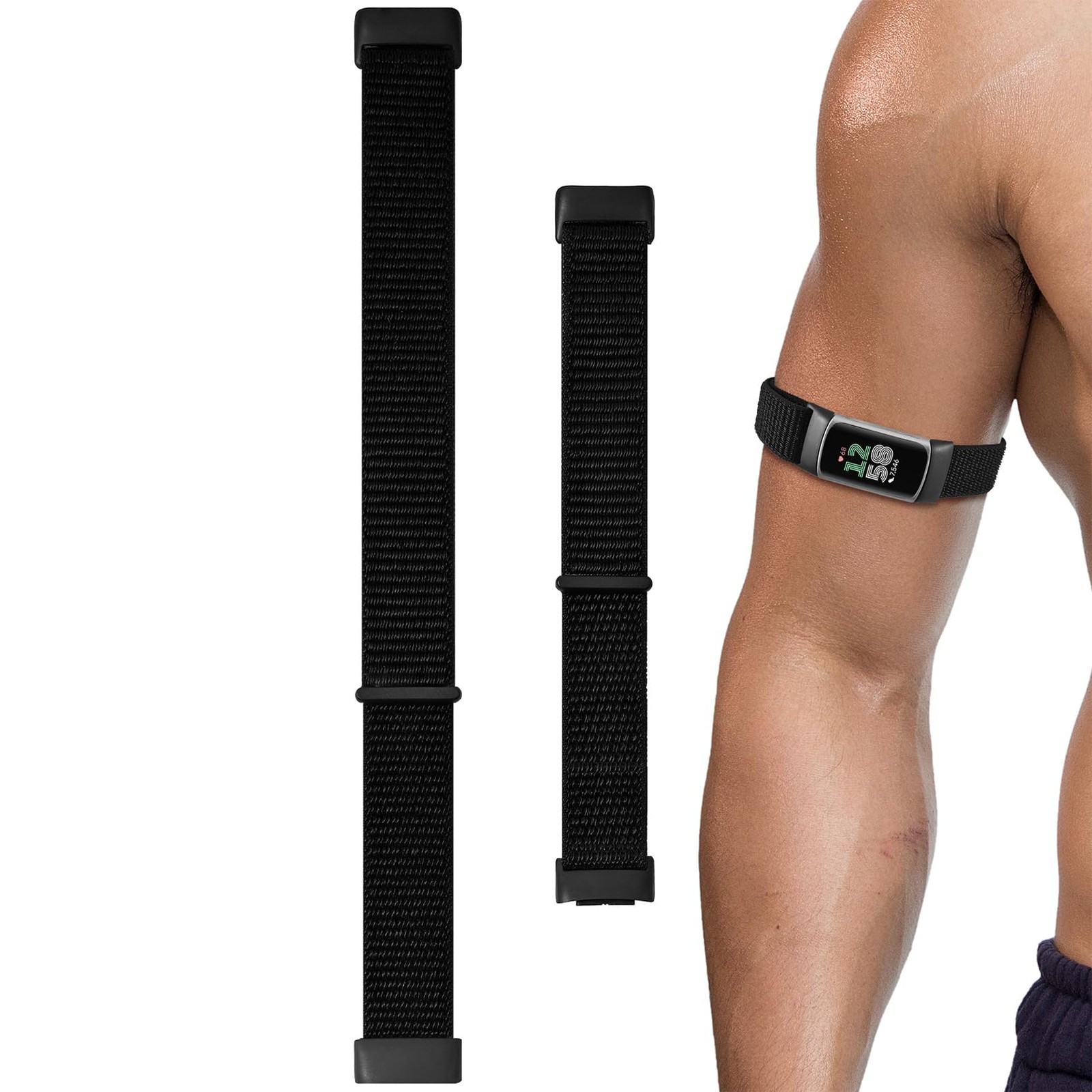 Arm/Ankle/Wrist Band Compatible with Fitbit Charge 6/5 Fitness Tracker, Adjus...