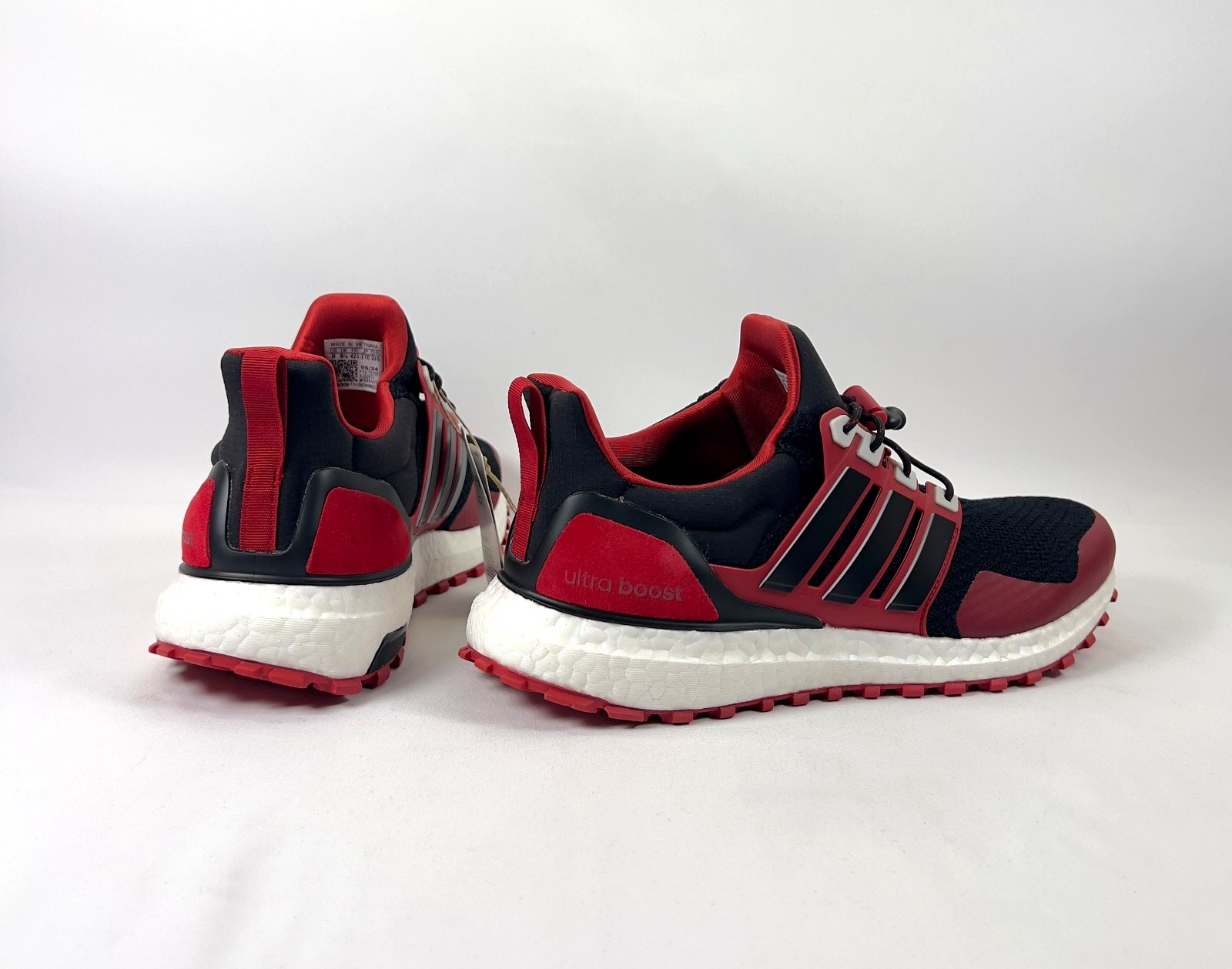 Adidas UltraBoost 1.0 ATR Unisex Black Red Running Walking Sneakers JS2976 NWB