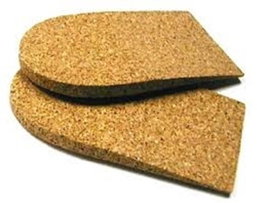 Rubber Cork Shoe Heel Lifts, 10 Pair  Atlas Biomechanics, 4 Sizes, 3 Widths