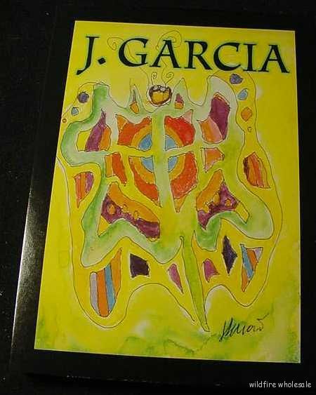 JERRY J. GARCIA GRATEFUL DEAD ART CARDS BUTTERFLY tie j artwork greatful xmas