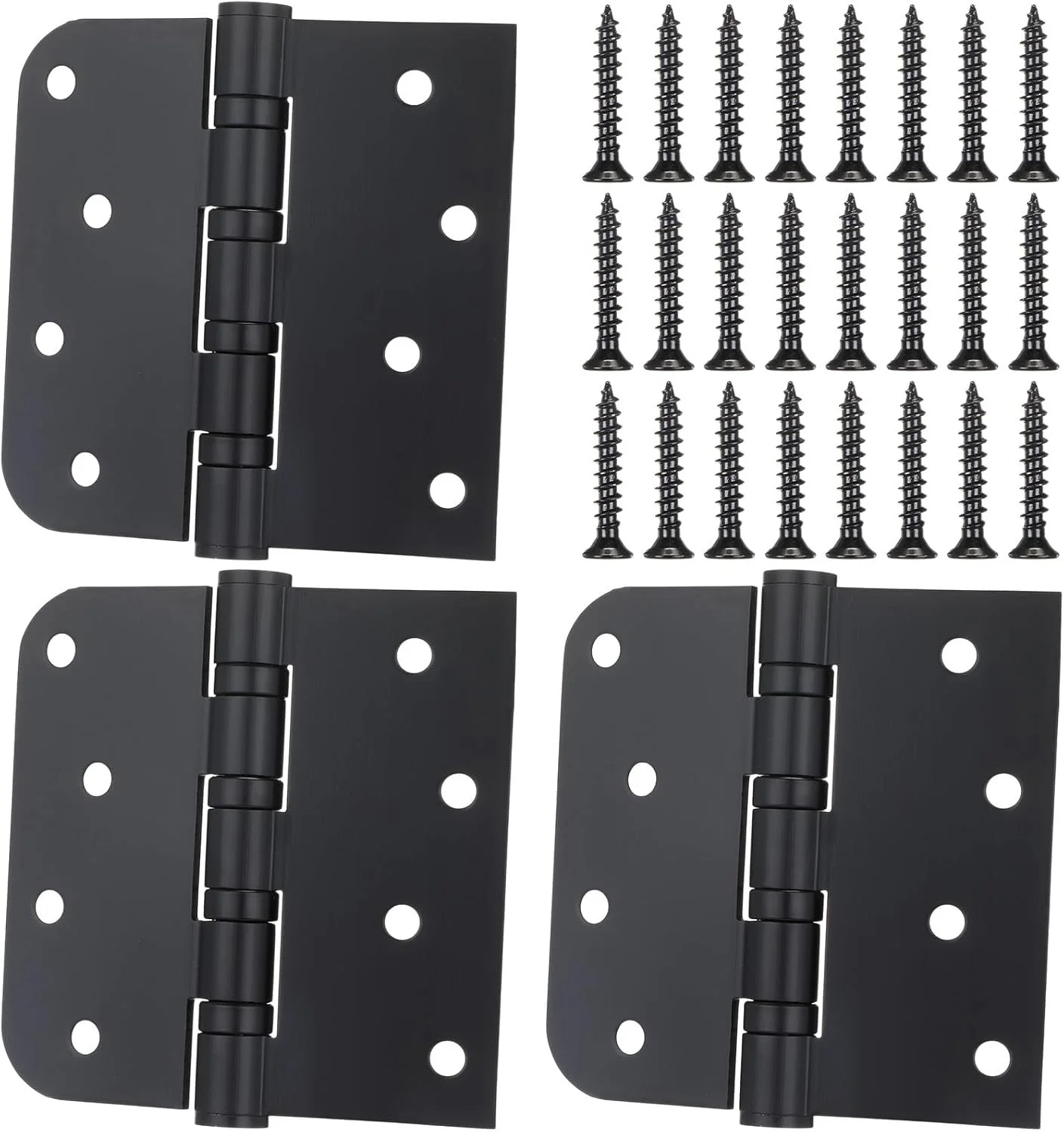 Yaocom 3 Pcs 4'' Ball Bearing Door Hinges Stainless Steel Heavy Duty Hinges 4 x