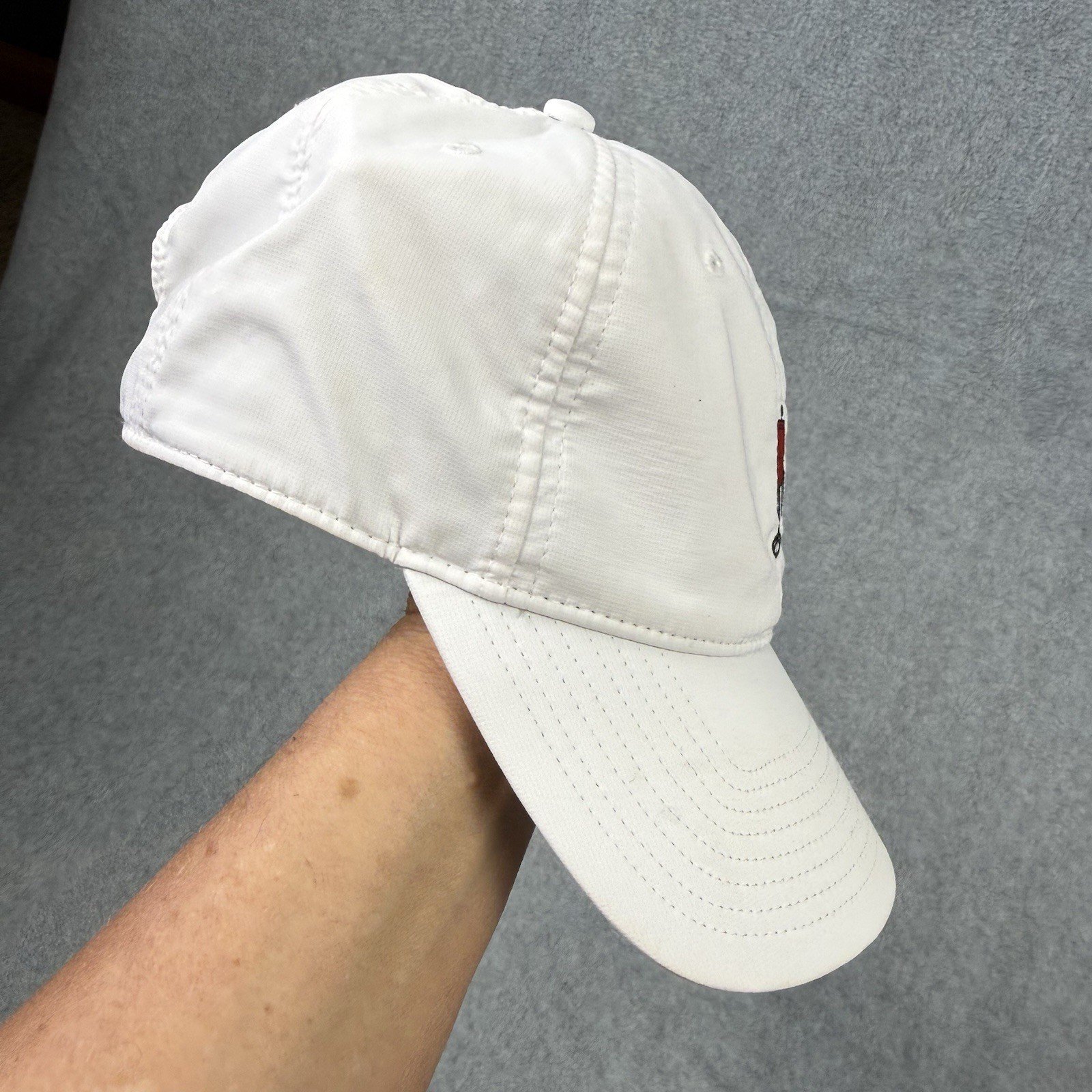 FJ Hat Disc Golf White