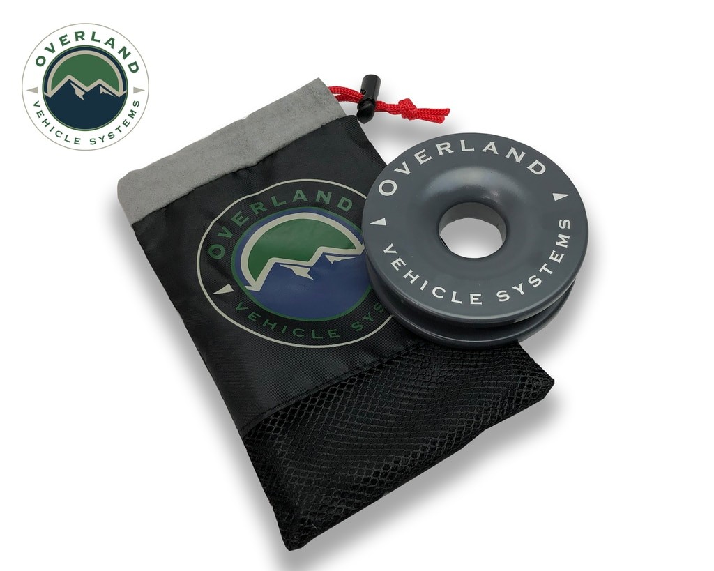 Overland Vehicle Systems 19230003 Snatch Ring 4.00 41000lb Gry w/Storage Bag