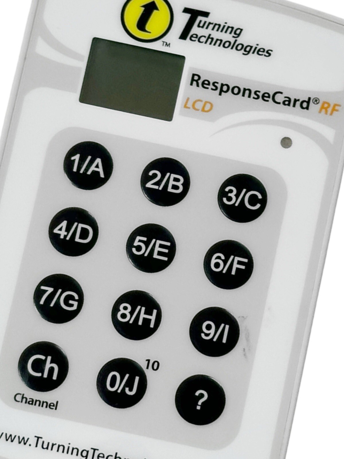 Turning Technologies Response Card RF LCD RCRF-03 Programmable Clicker
