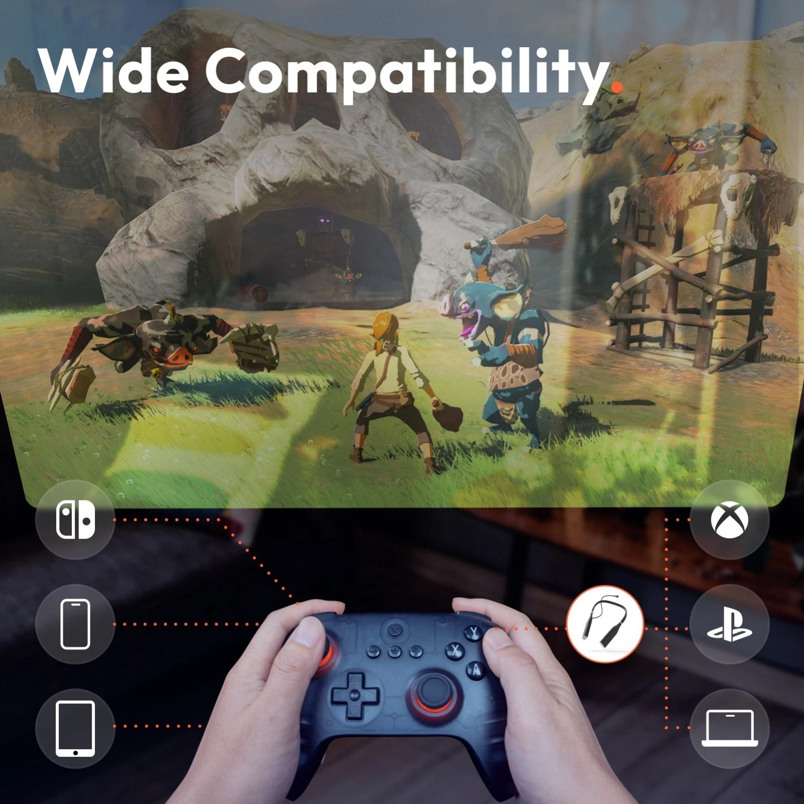 VITURE x 8BitDo Ultimate C Bluetooth Controller for Switch, Switch 2