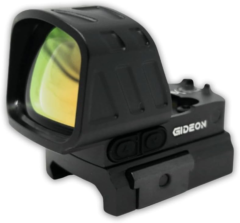 Gideon Optics Judge XL 1x22.5x28mm Reflex Green Dot Sight 6 MOA Black