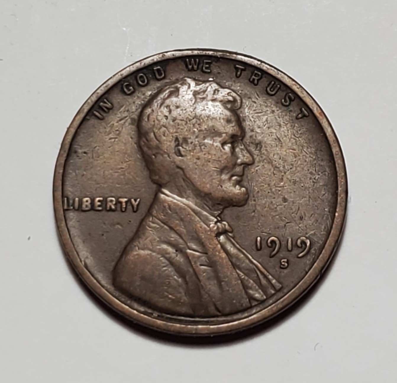 1919 S LINCOLN WHEAT PENNY #P3609