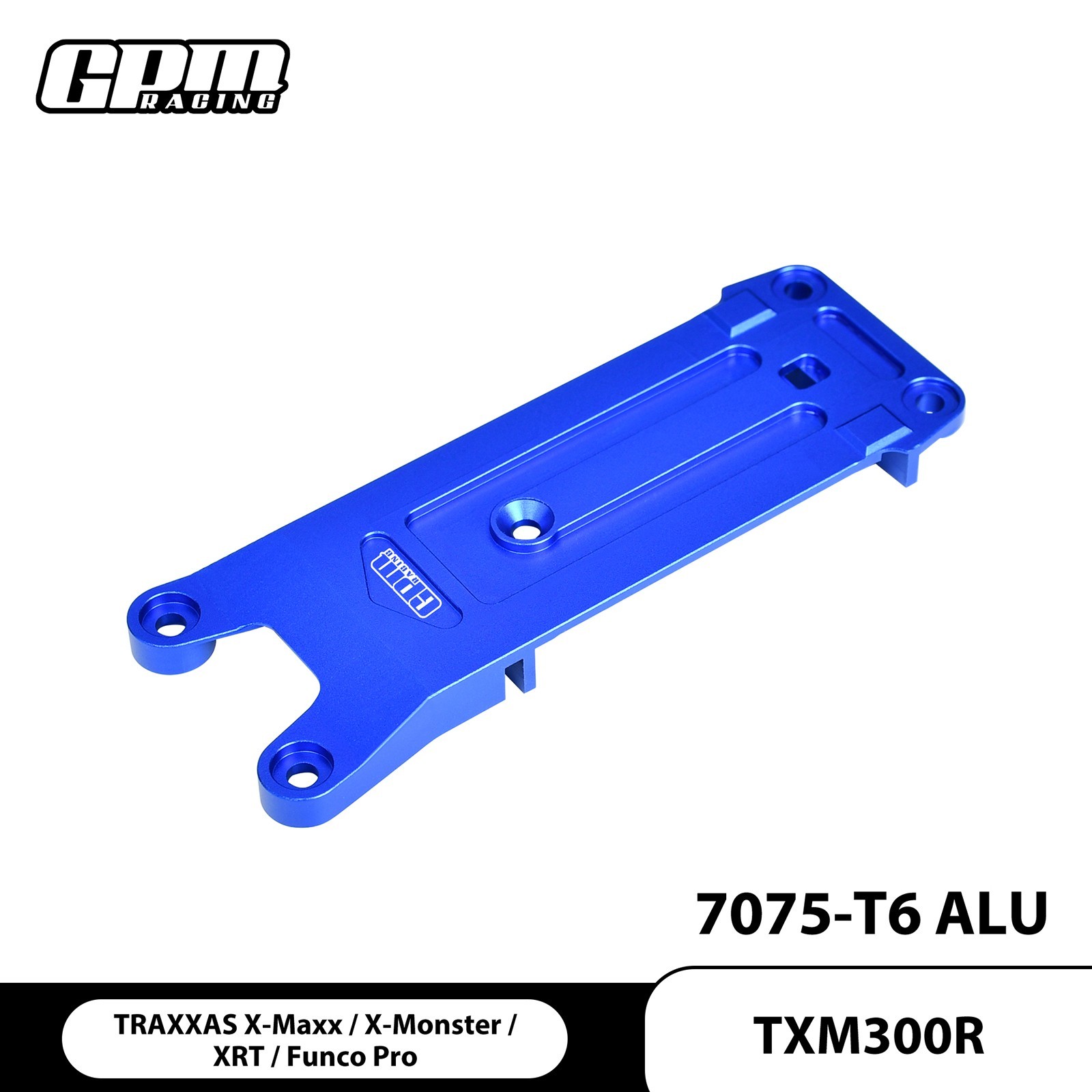 GPM 7075 Alloy Rear Tie Bar Mount TRAXXAS 1/5 X-MAXX / 1/6 XRT PRO SAND CAR 8S