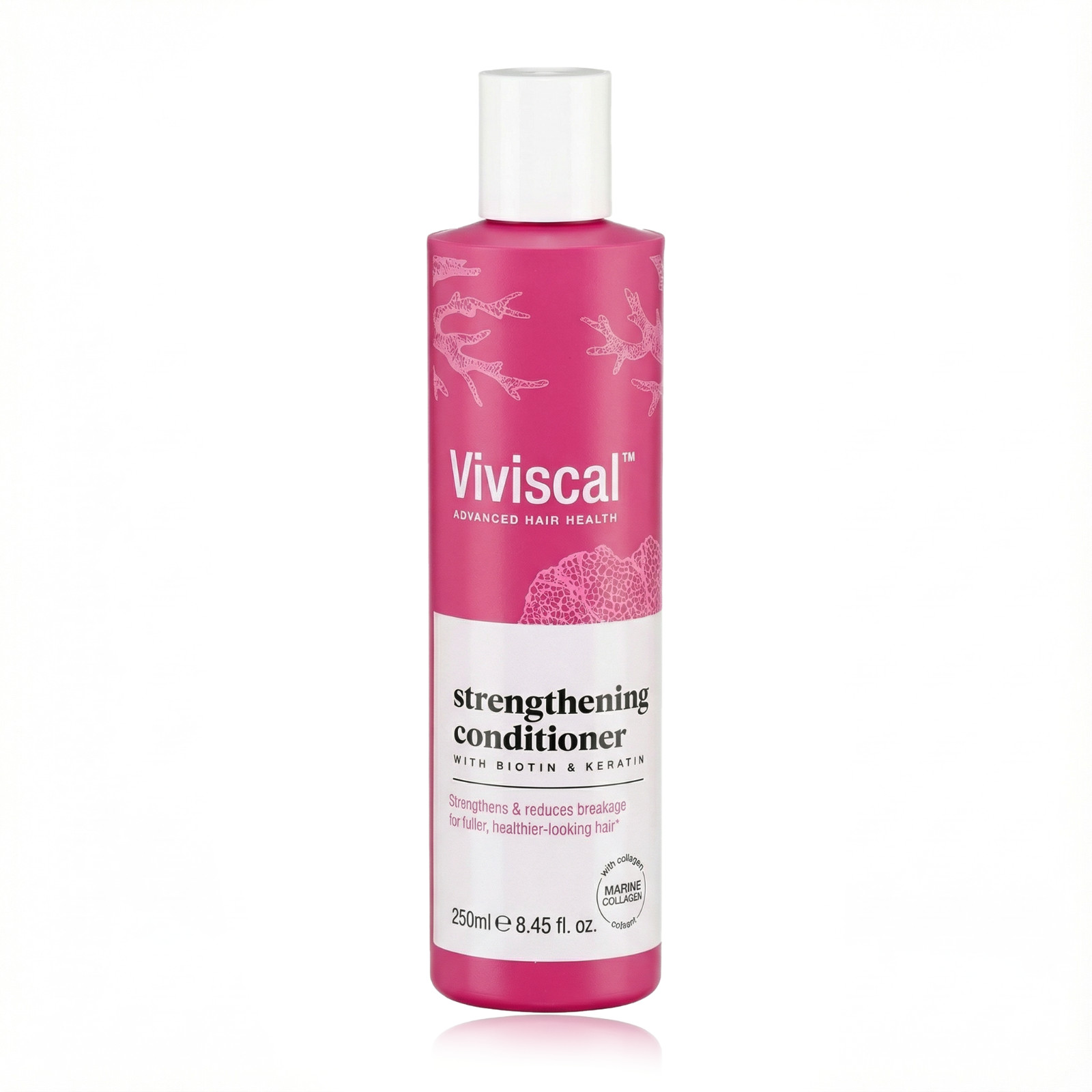 Viviscal Hair Strengthening Conditioner 8.45 Oz Biotin Keratin Marine Collagen