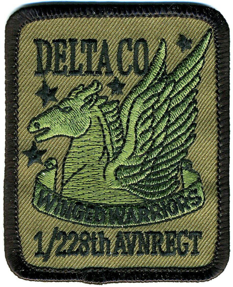 US Army Aviation Patch: D Company 1st Battalion 228th Aviation