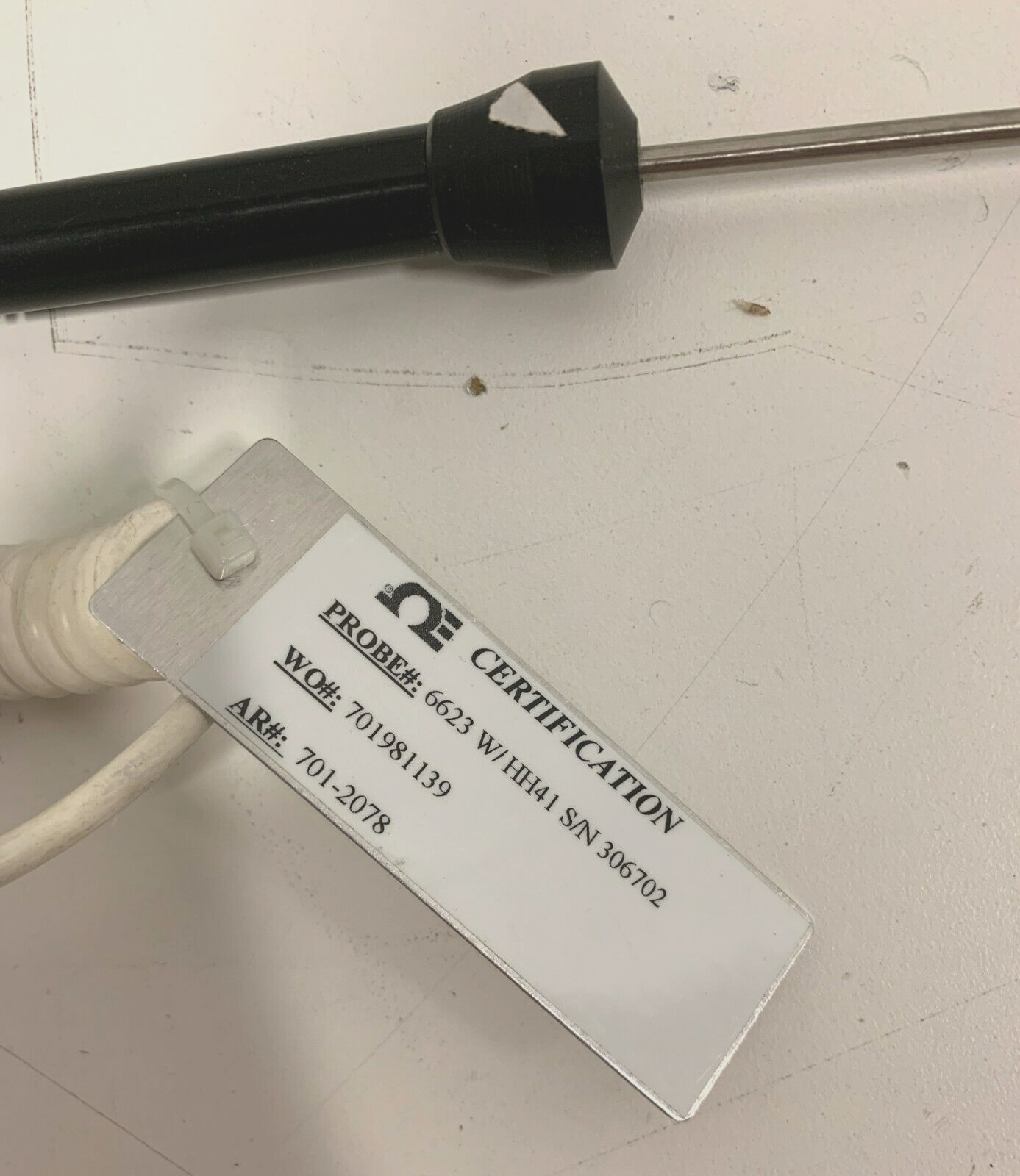 OMEGA ENGINEERING PROBE EIN 6623 HH41 THX-400-H-12