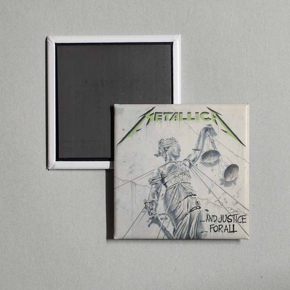 Metallica - ...And Justice for All (Remastered Album Cover Locker Fridge Magnet