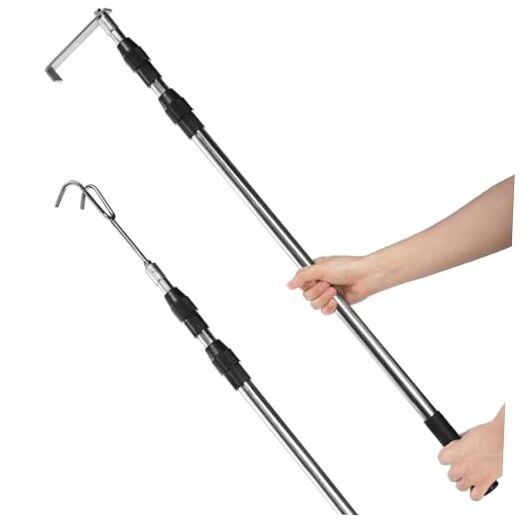 Truck Cargo Grabber Reach Retriever Tool, 6.5 Feet Truck Telescoping Pull