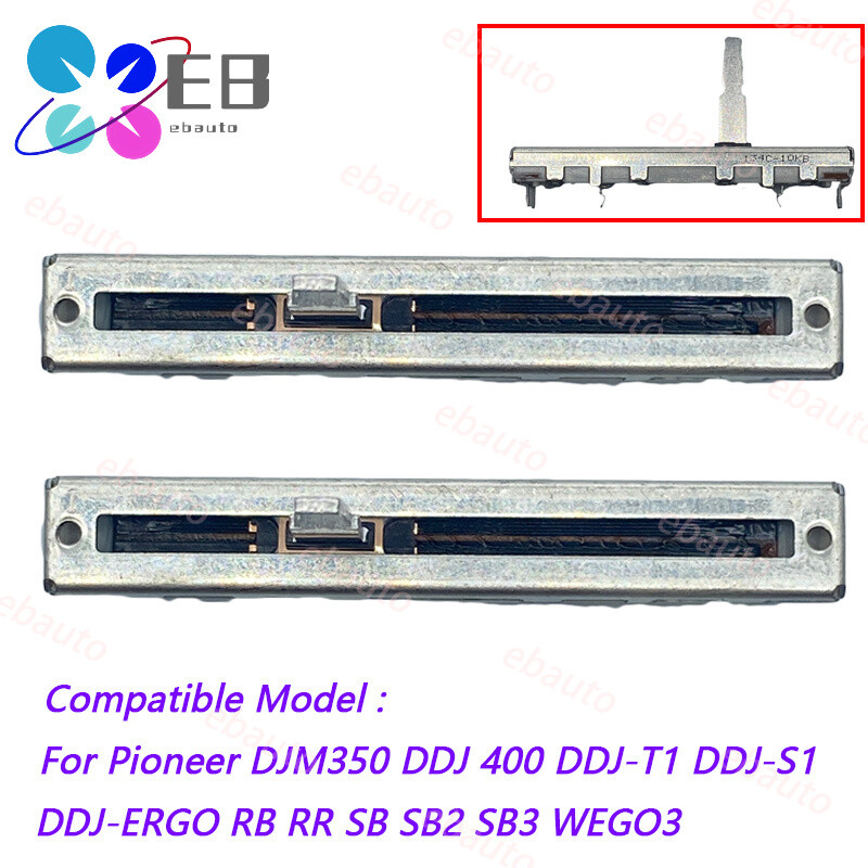 2 x Fader For Pioneer DJM350 DDJ-T1 DDJ-S1 DDJ-ERGO RB SB SB2 SB3 WEGO3 DCV1024