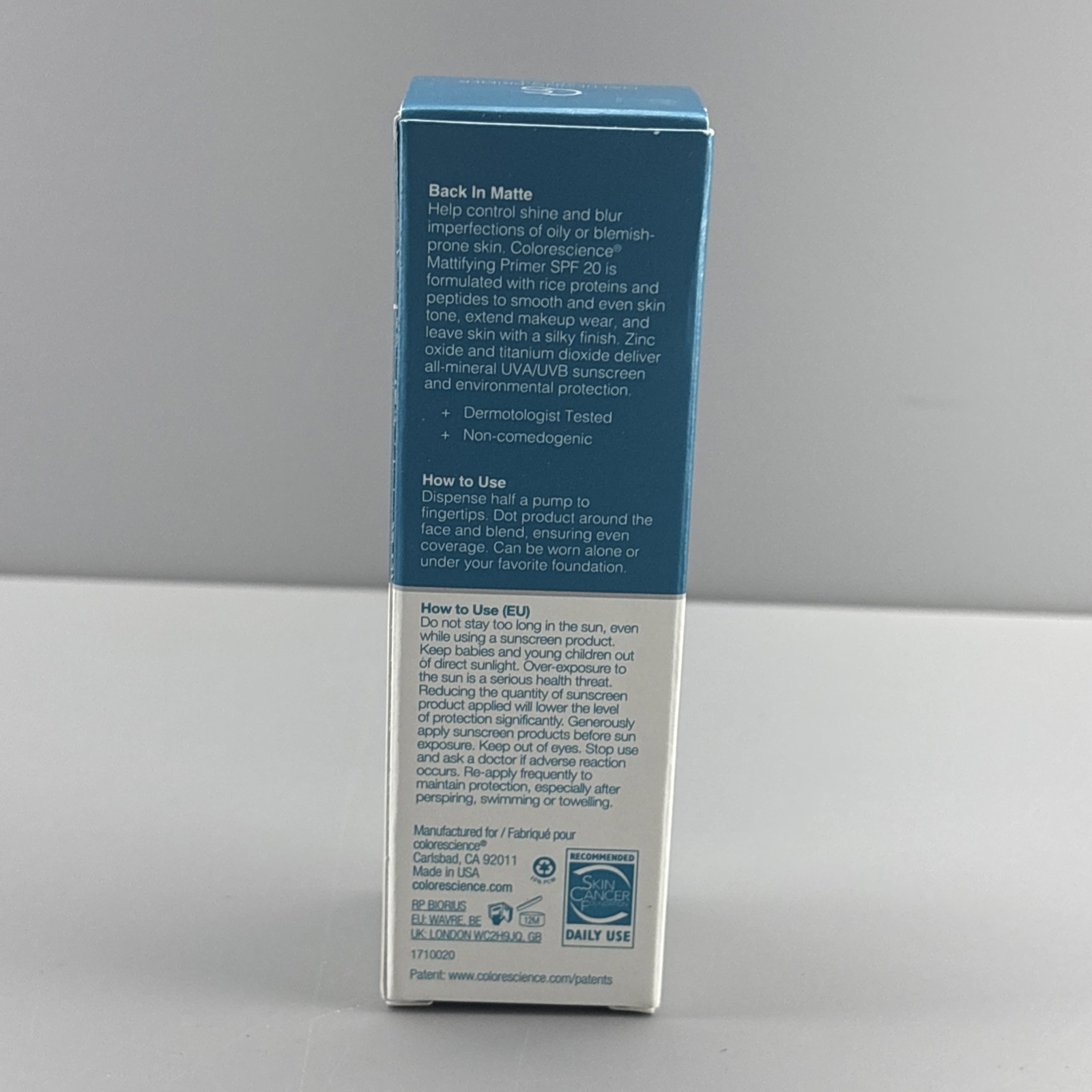 Colorescience Mattifying Perfector Face Primer, Water Resistant Mineral
