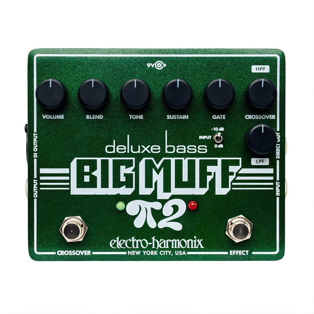 EHX Electro-Harmonix Deluxe Bass Big Muff Pi 2 Fuzz Effects Pedal, Brand New !
