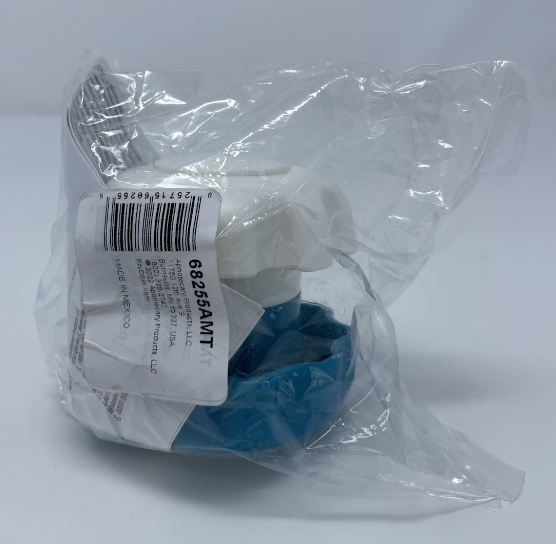 New 2022 Ezy Dose Ezy Crush Pill Crusher Easy Grip Handle Storage Blue Large