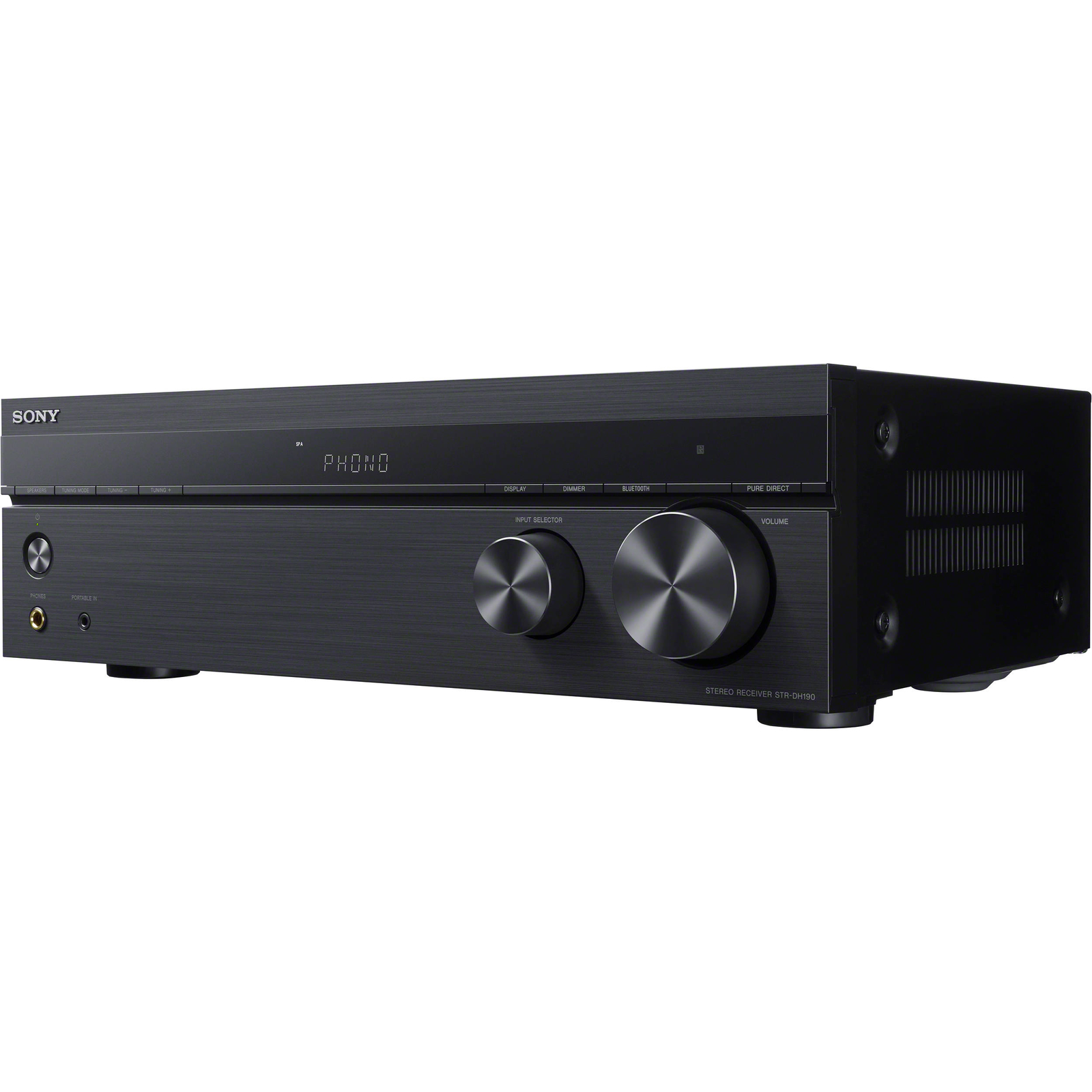 Sony 2-Channel Stereo Receiver with Bluetooth Phono & Aux Input - STR-DH190