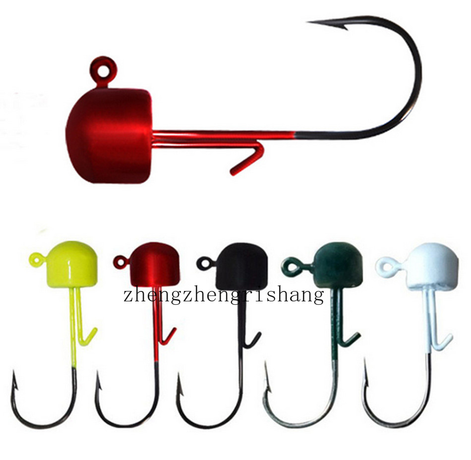 20 Pcs Reaction Tackle Tungsten Mushroom Head Ned Rig Shroom Jig Heads