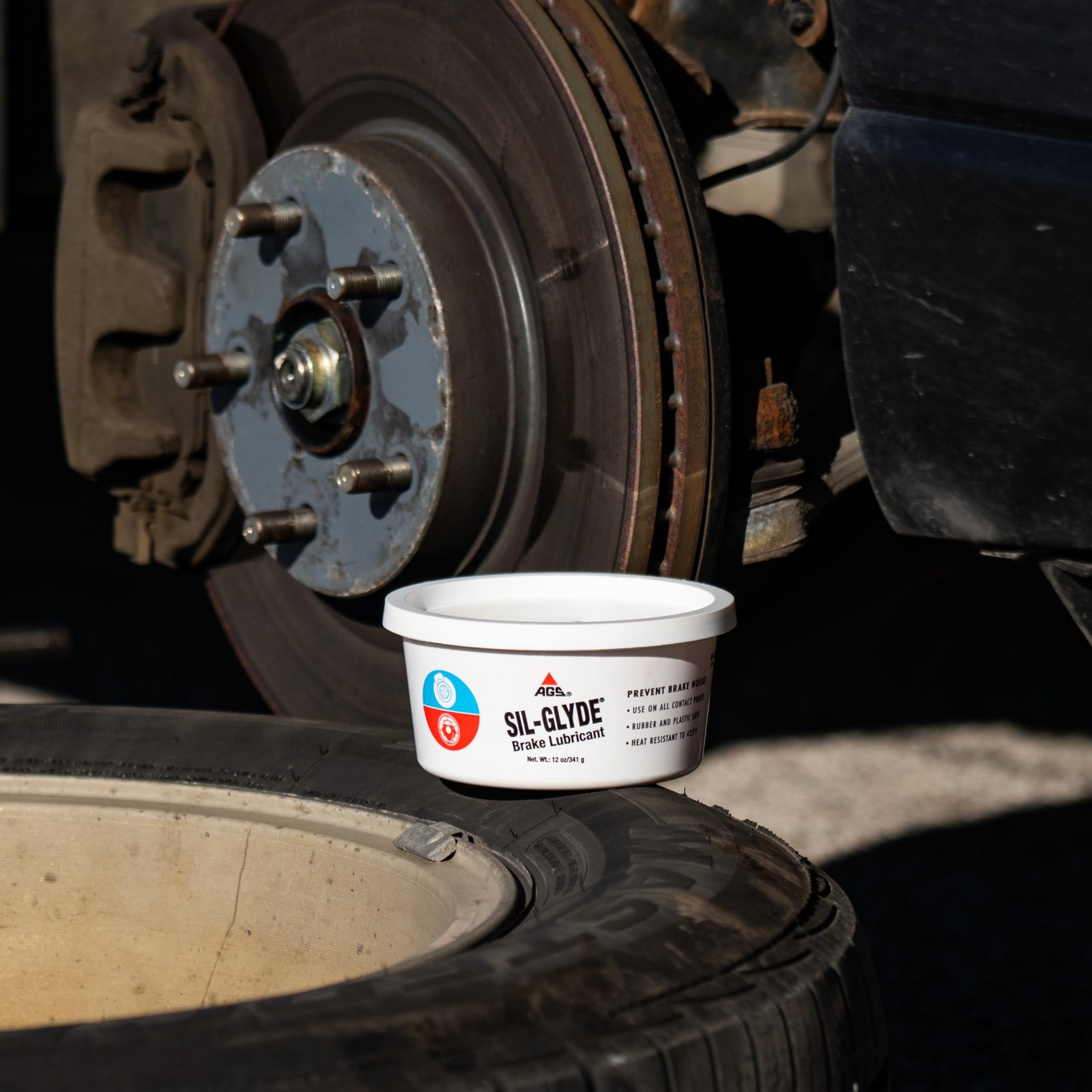 AGS Automotive Solutions SIL-Glyde 12 oz Tub Silicone 12oz, Company BK12