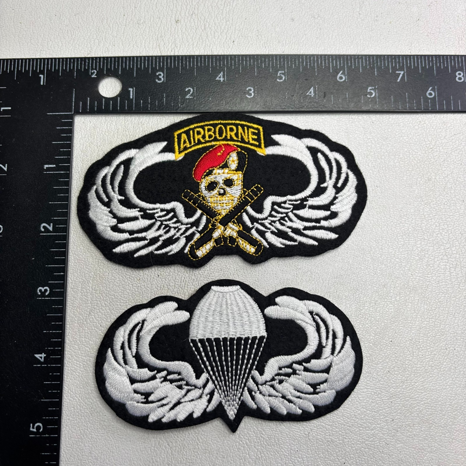 Recent-Make 2 Patches Military  US Army Paratrooper Wings Patch Lot 62X9
