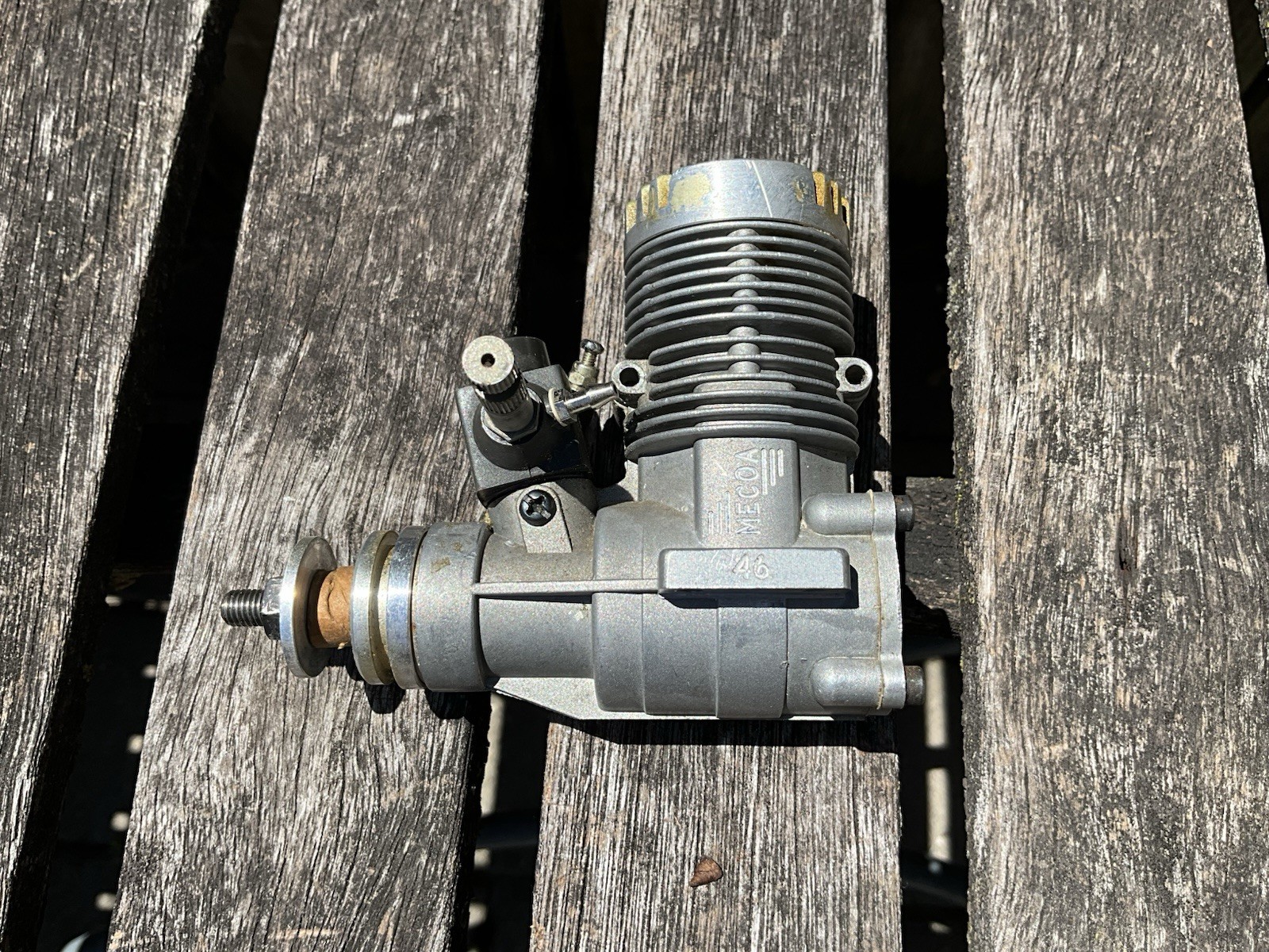 Vintage MECOA .46 rc model airplane engine