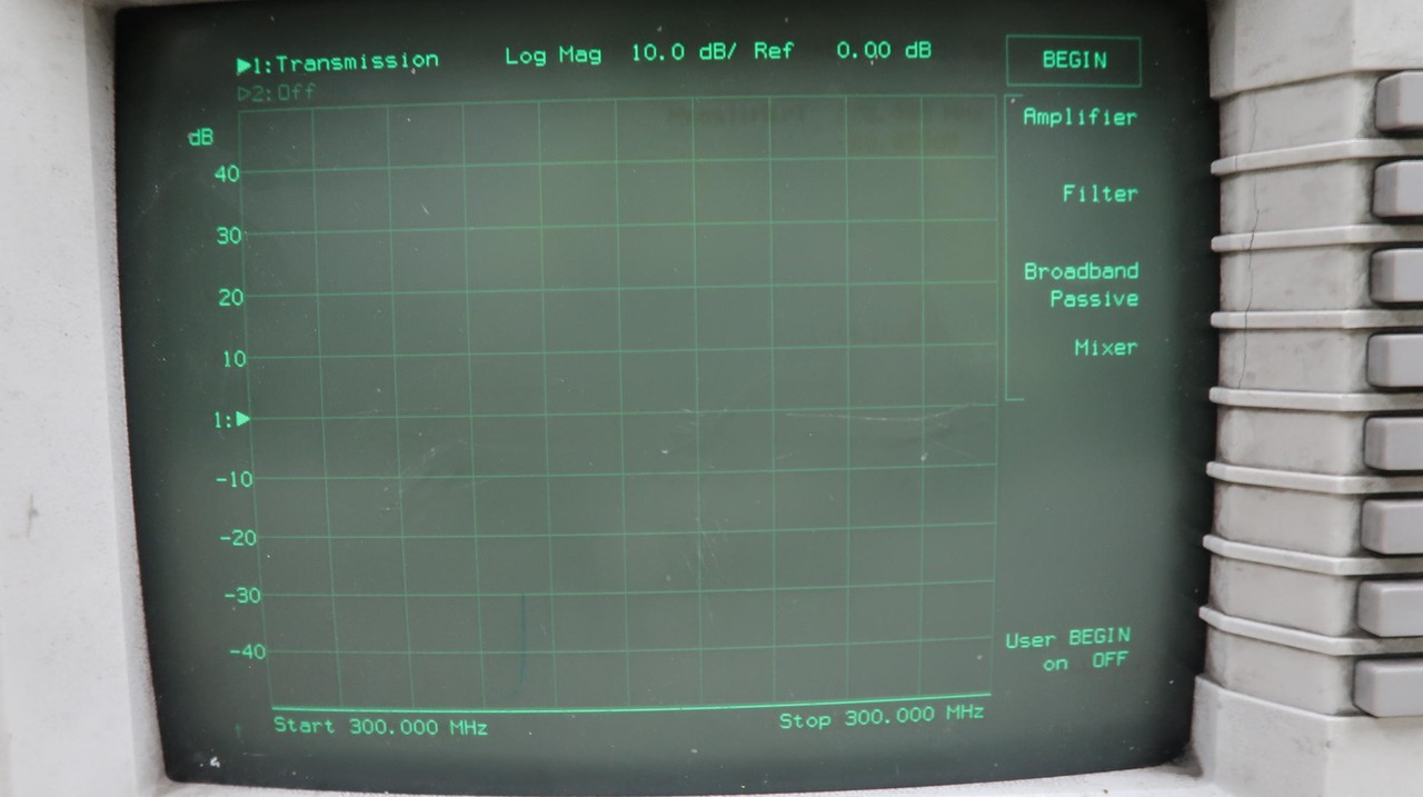 HP 8712ET RF NETWORK ANALYZER M0264