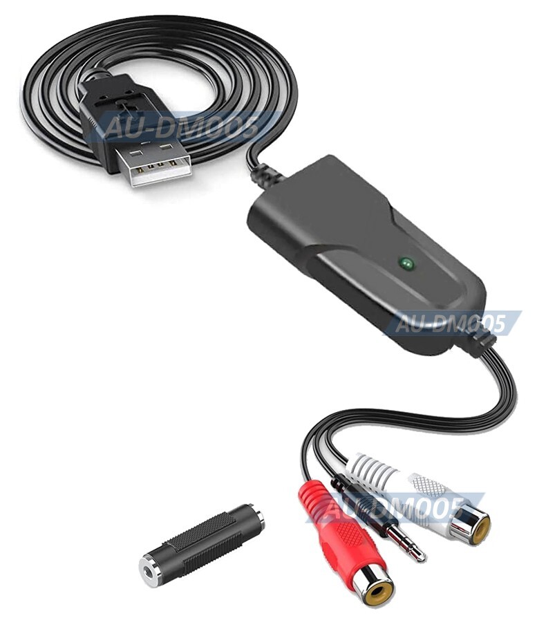 Premium USB-Based Digital Audio Recorder Audio Capture Adapter For PC Mac