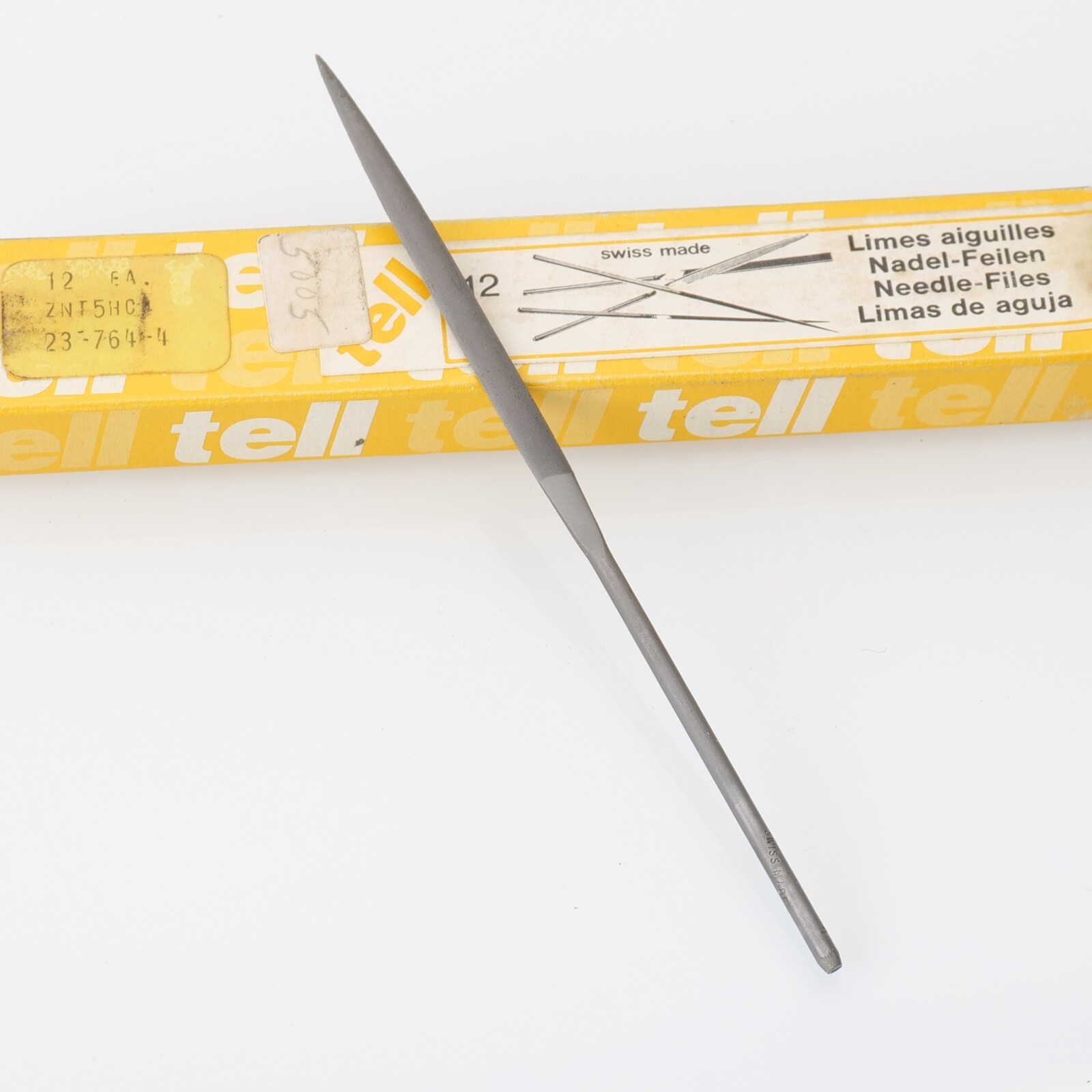 Quality Made Tell Cut 4 Crossing File No 33.883-1 Watchmakers Jewelers (G14D23)
