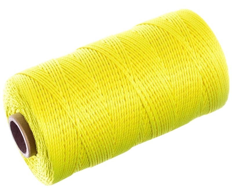 NEW Baron 49411 Builders MASON LINE Twine, 260 Feet 7460116 YELLOW