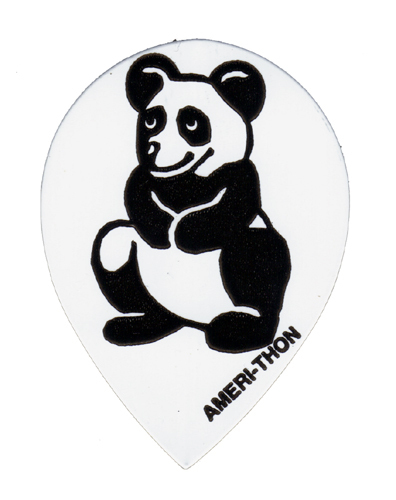 Amerithon - The Best Dart Flights- 5 Panda Bear Teardrop Sets