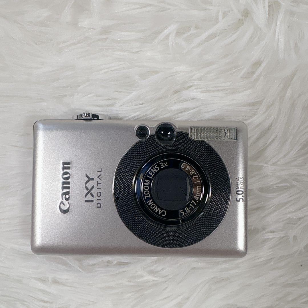 Canon IXY DIGITAL 55 Silver Compact Digital Camera Tested Working Japan