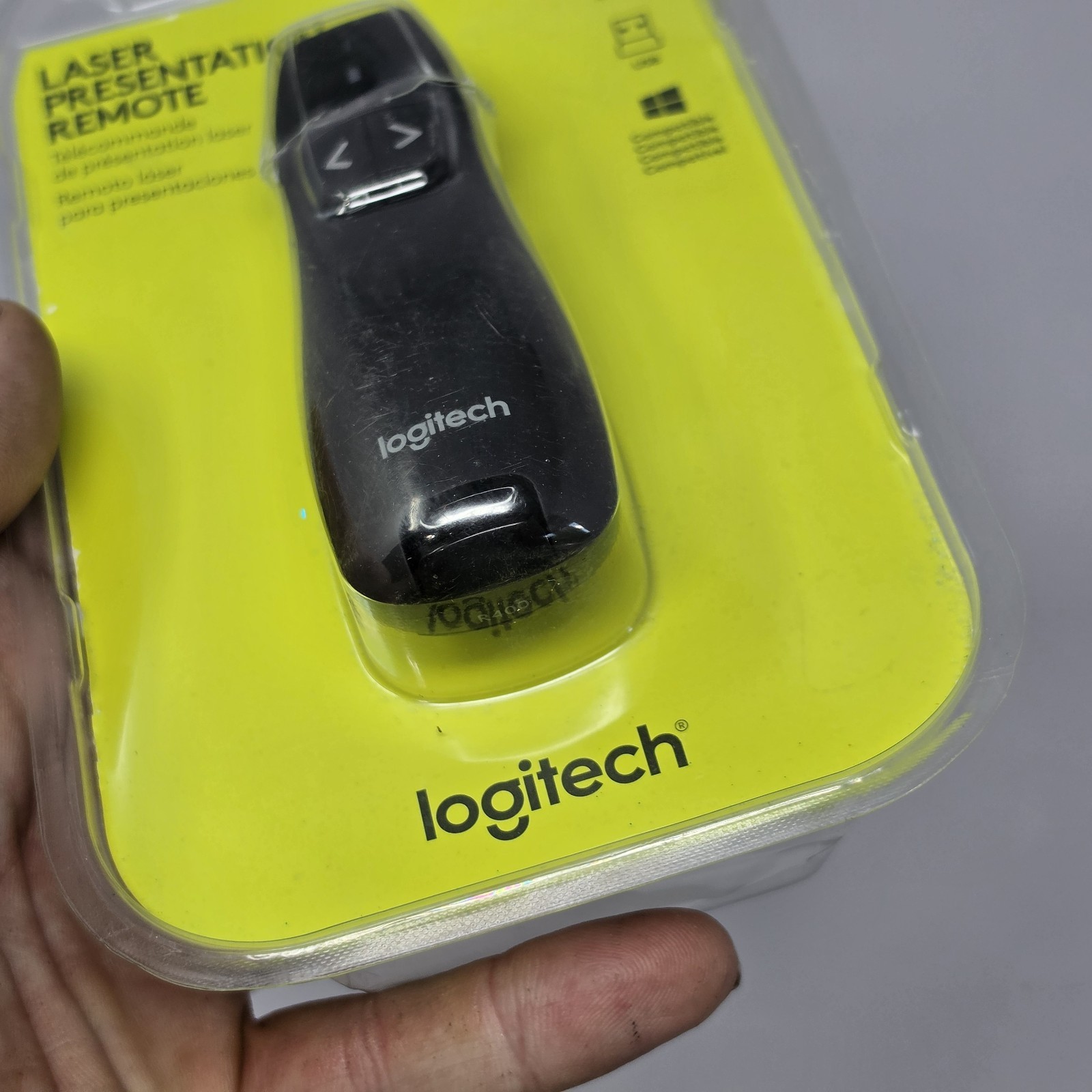 Logitech Laser Presentation Laser Pointer Remote R-R0008 - No Dongle