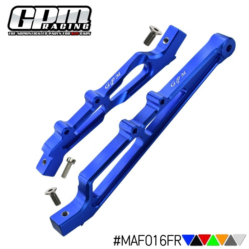 GPM CNC Aluminum F&R Chassis Brace ARRMA 1/7 Limitless 6S/8S Infraction 6S