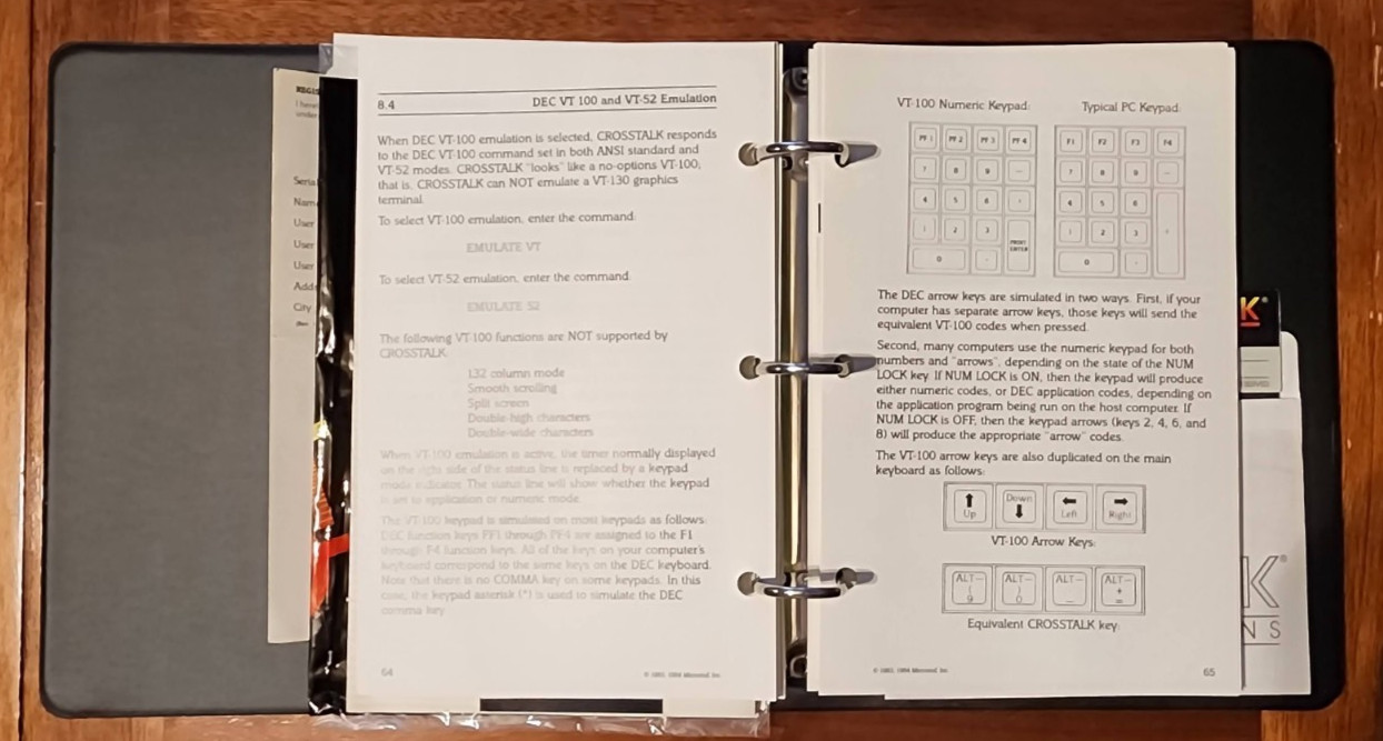Crosstalk XVI / Data Communication Software / IBM PC 5.25" Disk / DOS / V 3.61