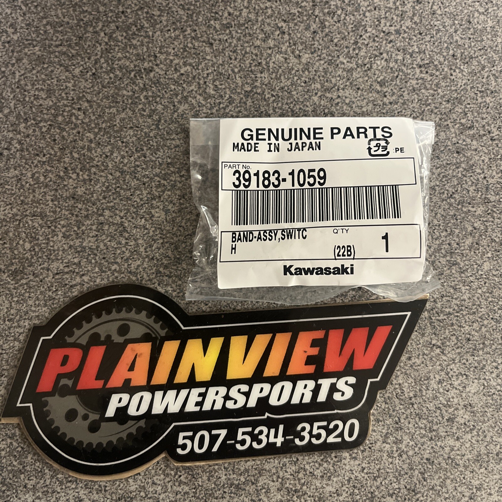 Kawasaki OEM Genuine Band-Assy,Switch 39183-1059 Kill Switch and Starter Band