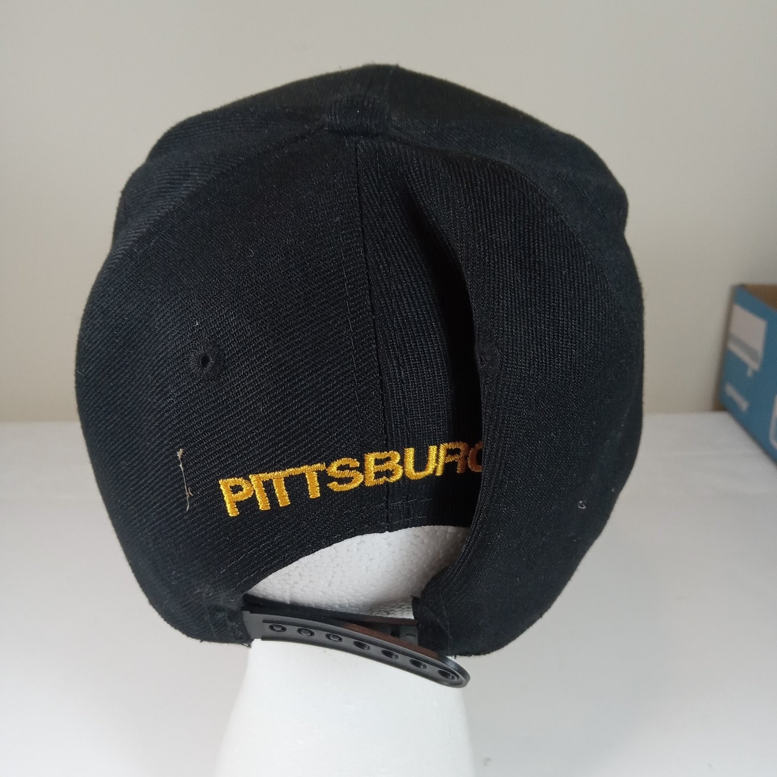 Semper Fi Pittsburgh Snapback Hat Adjustable Black Wool Baseball Cap