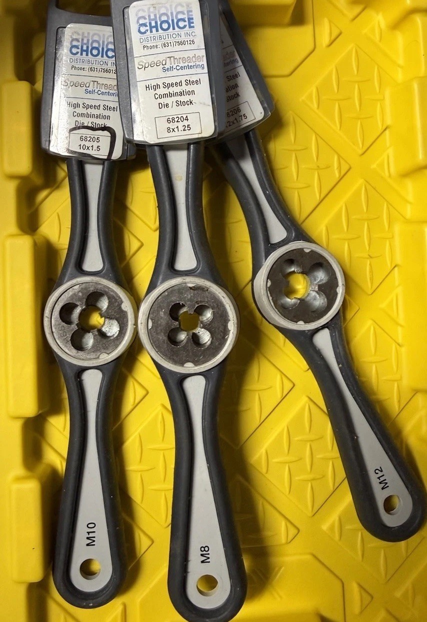 M8 M10 M12 Speed Threader Dies Brand New Metric Machinist Dies