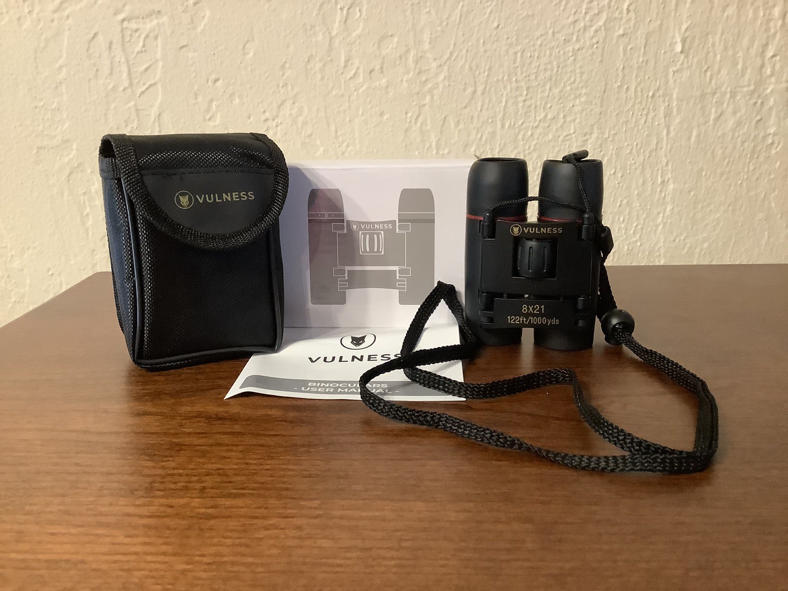 VULNESS 8x21 Compact Binoculars 122ft/1000yds Mini Lightweight Bird Watching